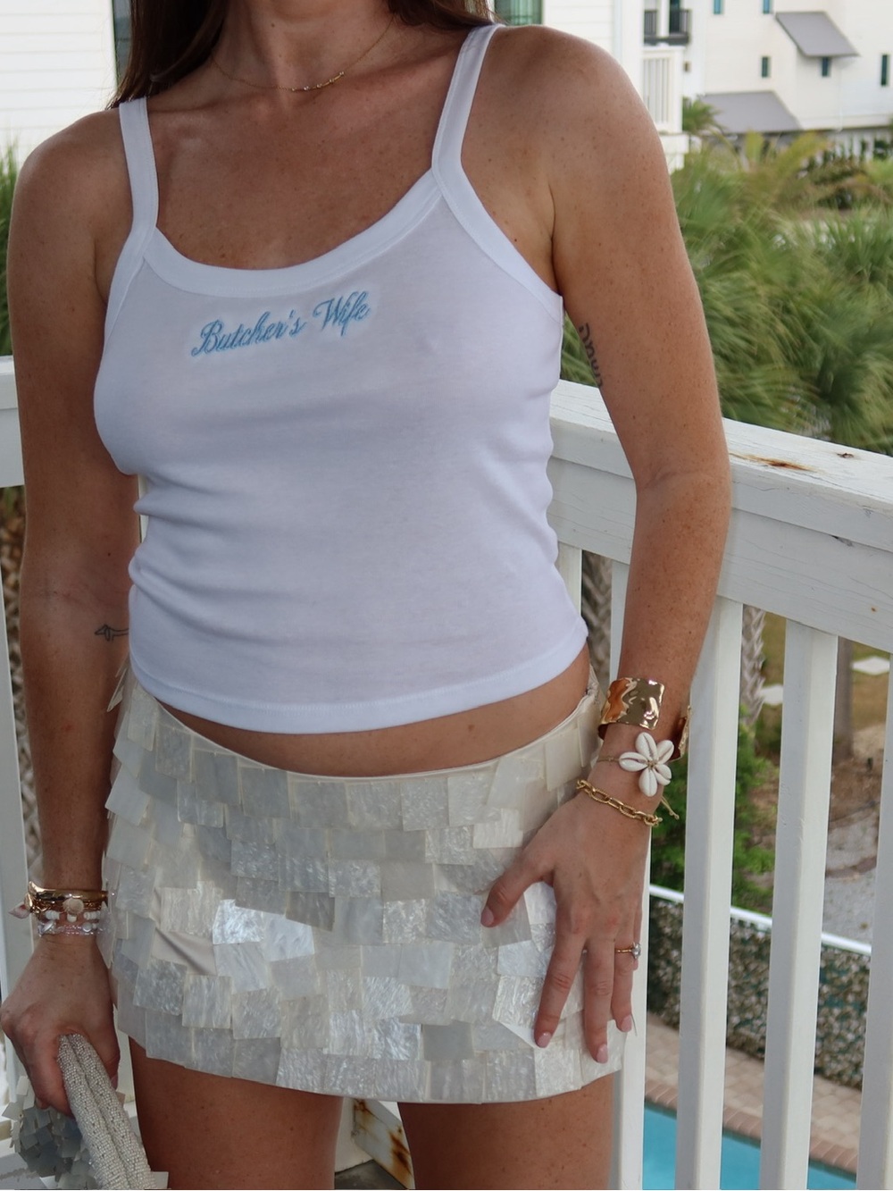 Parveen Skort Ivory NBD Revolve